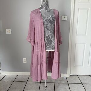 Torrid size 4 Sheer Duster Cardigan